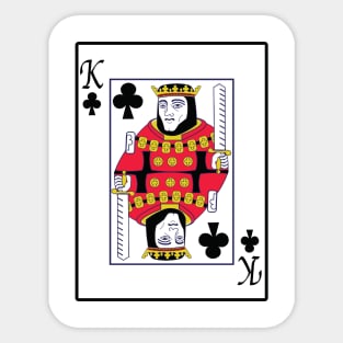 King of Clubs Foltest Sticker